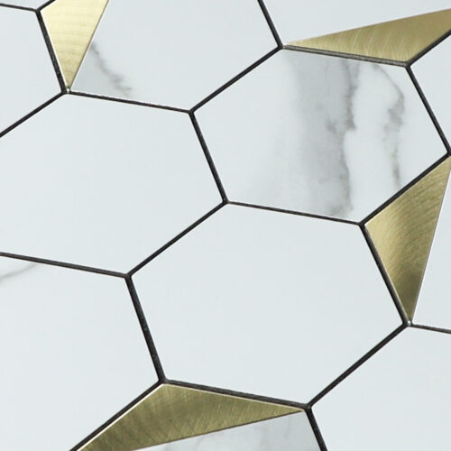 3D Fish Scale aluminum Mosaic