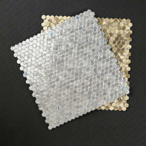 3D Hexagon Gravity Aluminium Mosaic