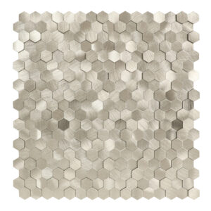 3D Peel and Stick Mini Hexagon Mosaic Tile