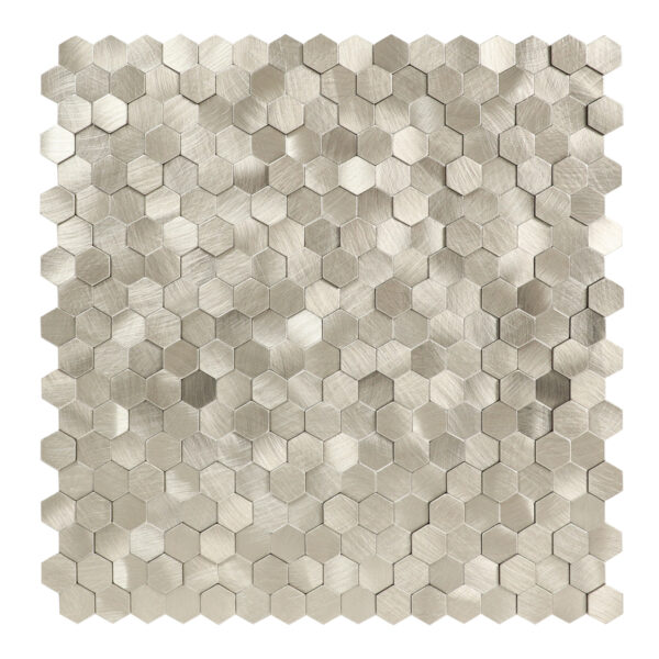 3D Peel and Stick Mini Hexagon Mosaic Tile