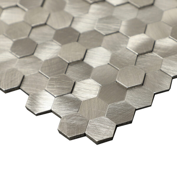 3D Peel and Stick Mini Hexagon Mosaic Tile