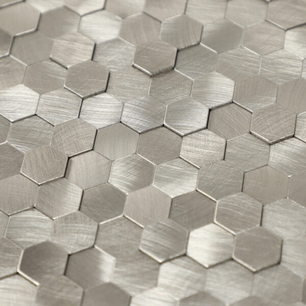 3D Peel and Stick Mini Hexagon Mosaic Tile