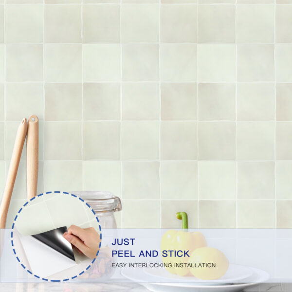 Square 3D Mosaic Wall Stickers