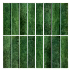 26 Dark Green Peel and Stick Tiles Sticker