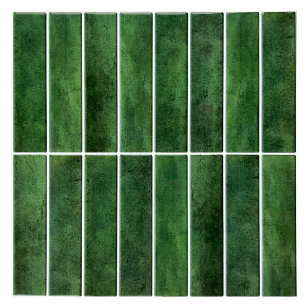 26 Dark Green Peel and Stick Tiles Sticker