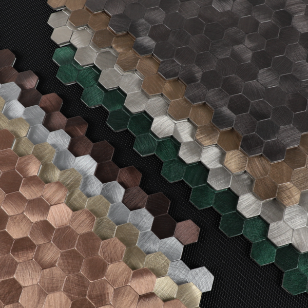 peel and stick hexagon backsplash tiles