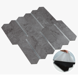 3.26 Long Hexagon Peel and Stick Tiles