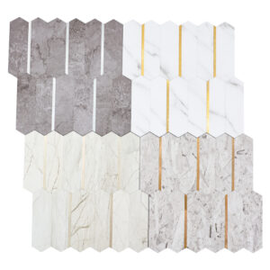 5 Long Hexagon Peel and Stick Tiles