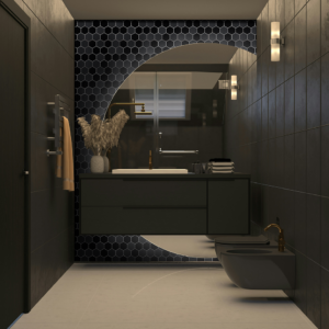 Self-Adhesive Glossy & Matte SPC Mosaic