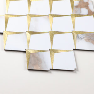 EH-23115 (3) Marble-Look Diamond Aluminum Mosaic