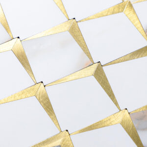 EH-23115 (4) Marble-Look Diamond Aluminum Mosaic