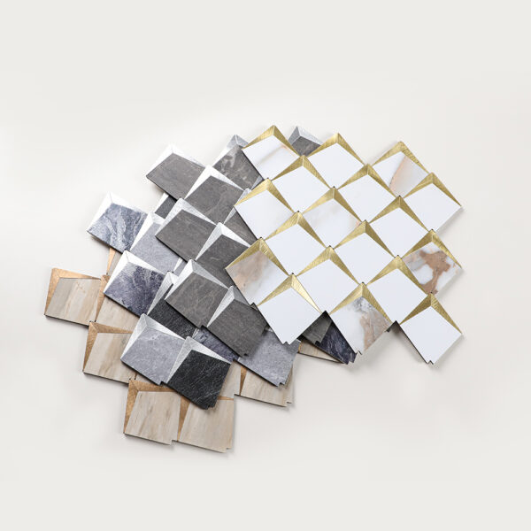 EH-23115 (8) Marble-Look Diamond Aluminum Mosaic