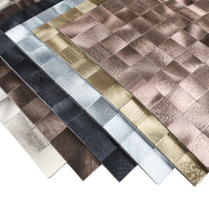 Square Shape Polished Aluminium Mosaic