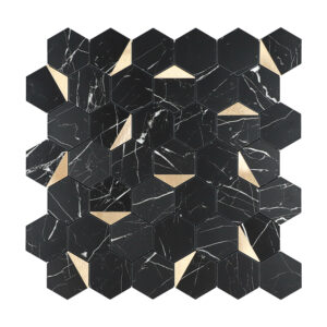 EH-2342 (1) Hexagon Self-Adhesive Aluminum Mosaic