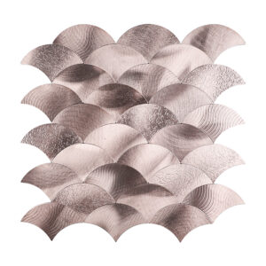 Fanshape Peel and Stick Mosaic Tile