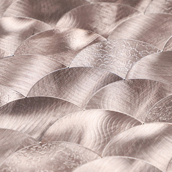 Fanshape Peel and Stick Mosaic Tile