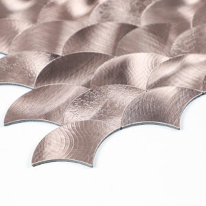Fanshape Peel and Stick Mosaic Tile