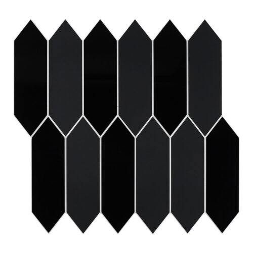 Self-Adhesive Glossy & Matte SPC Mosaic