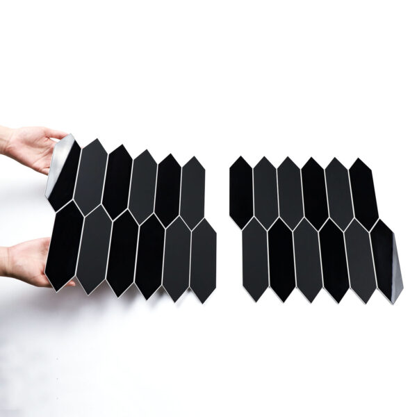 Self-Adhesive Glossy & Matte SPC Mosaic