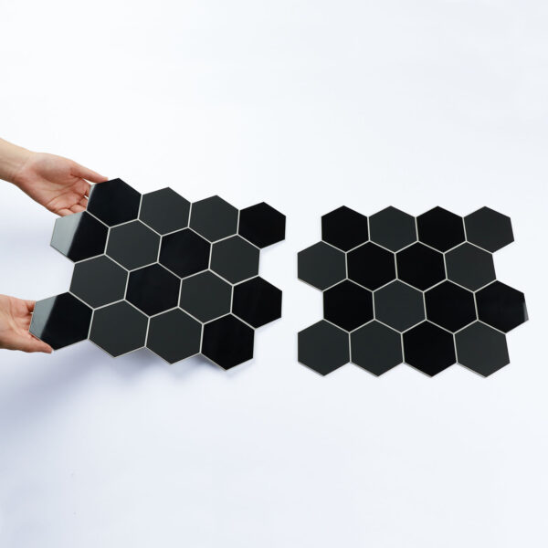 Self-Adhesive Glossy & Matte SPC Mosaic