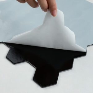 Peel and Stick Hexagon Mosaic