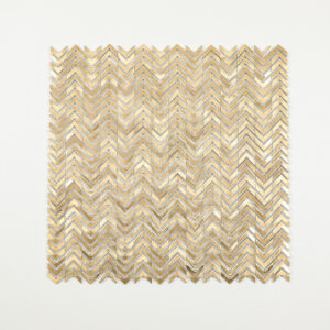 JHL21 (1) Herringbone Mesh-Backed Metal Mosaic