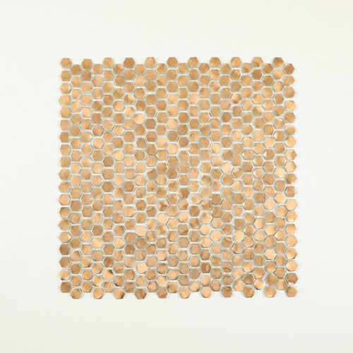 Hexagon Solid Aluminium Mosaic