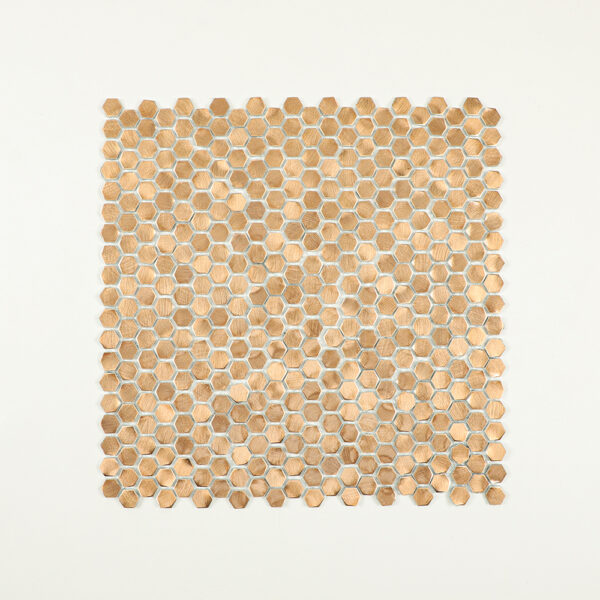Hexagon Solid Aluminium Mosaic