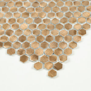 Hexagon Solid Aluminium Mosaic