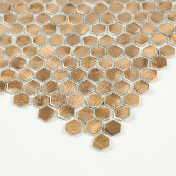 Hexagon Solid Aluminium Mosaic