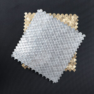 3D Scallop Gravity Aluminium Mosaic