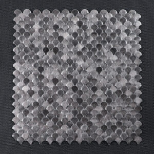 3D Scallop Gravity Aluminium Mosaic