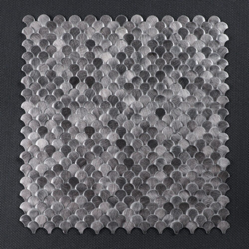 3D Scallop Gravity Aluminium Mosaic