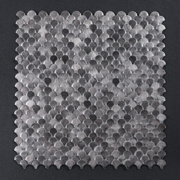 3D Scallop Gravity Aluminium Mosaic