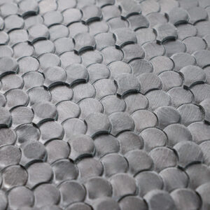3D Scallop Gravity Aluminium Mosaic