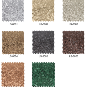 3D Fish Scale aluminum Mosaic