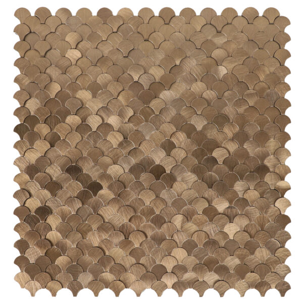 3D Fish Scale aluminum Mosaic