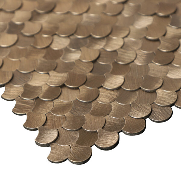 3D Fish Scale aluminum Mosaic