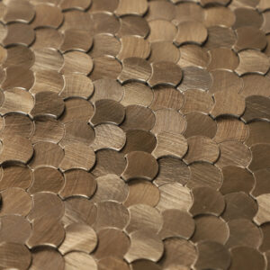 3D Fish Scale aluminum Mosaic