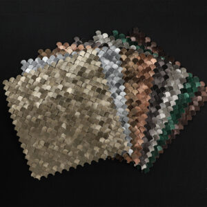 3D Fish Scale aluminum Mosaic