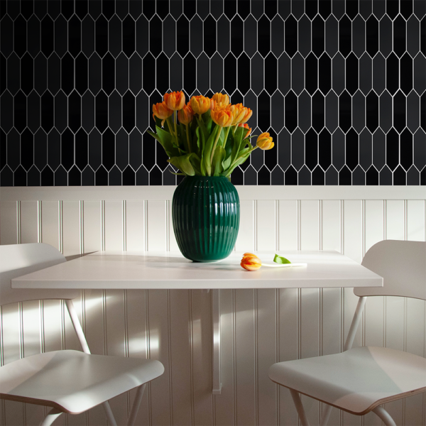 Self-Adhesive Glossy & Matte SPC Mosaic