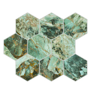 SPC Hexagon Peel and Stick Tile