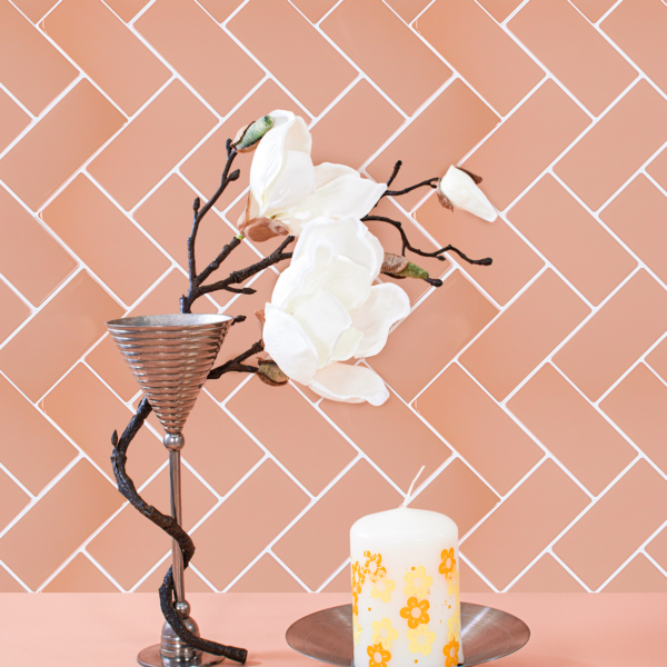 Chevron Kitchen Backsplash Mosaic