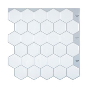 Hexagon Mosaic Tile Stickers