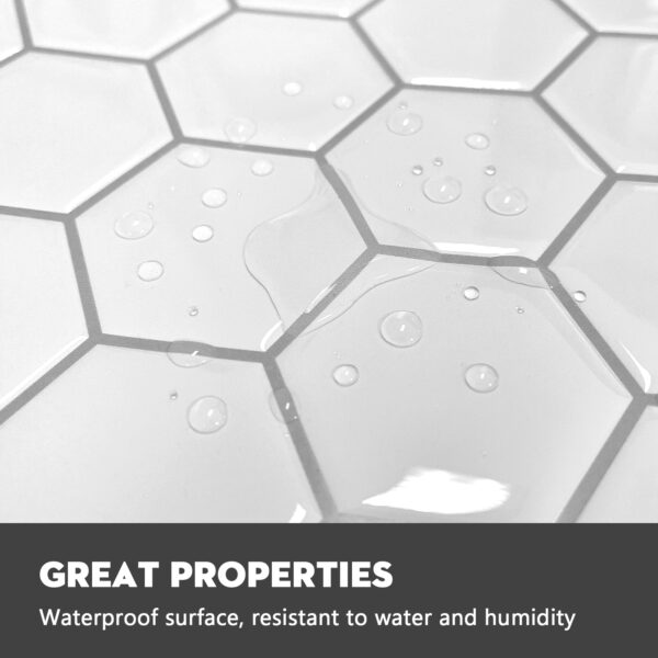 Hexagon Mosaic Tile Stickers