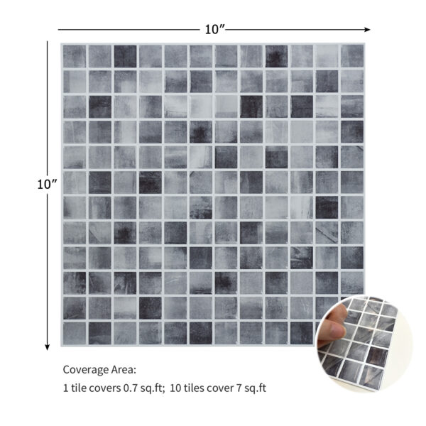 Checkerboard Square Mosaic Stickers