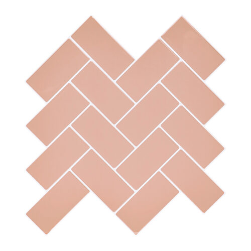 Chevron Kitchen Backsplash Mosaic