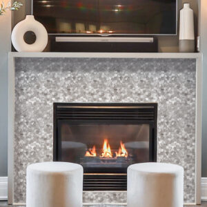 银5 3D Self-adhesive Aluminum Mosaic